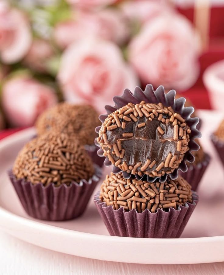 Brigadeiros granulados