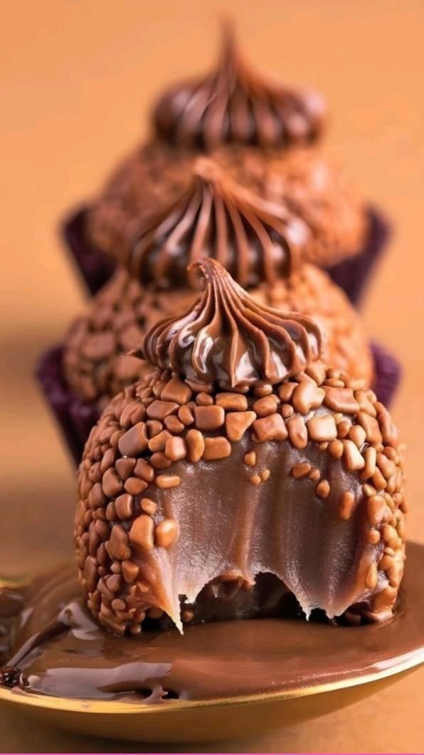 Brigadeiros decorados com cobertura